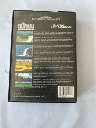 California Games Mega Drive Sega