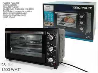 Forno Elettrico Dictrolux 28L 1500W