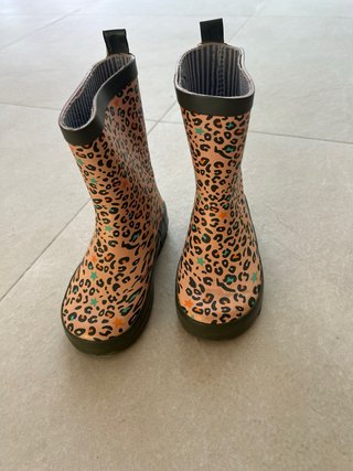 Botas de agua niña estampado animal print talla 26