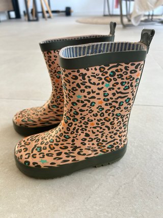 Botas de agua niña estampado animal print talla 26