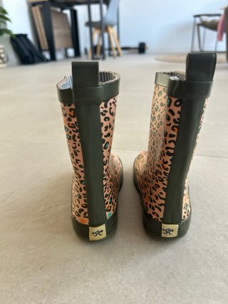 Botas de agua niña estampado animal print talla 26