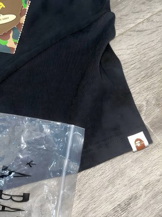 Camiseta A Bathing Ape Negra Talla S