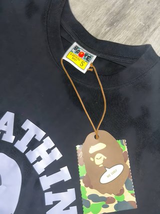 Camiseta A Bathing Ape Negra Talla S