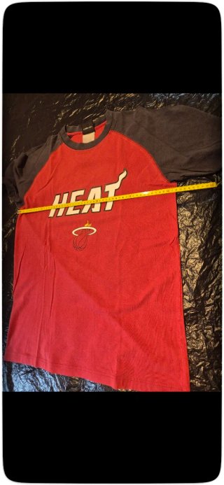 Camiseta Adidas NBA Miami Heat Manga Larga Talla M