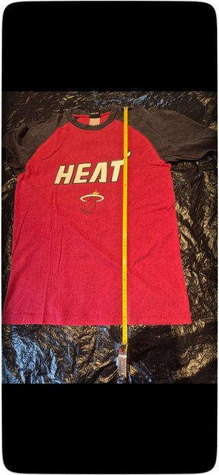 Camiseta Adidas NBA Miami Heat Manga Larga Talla M