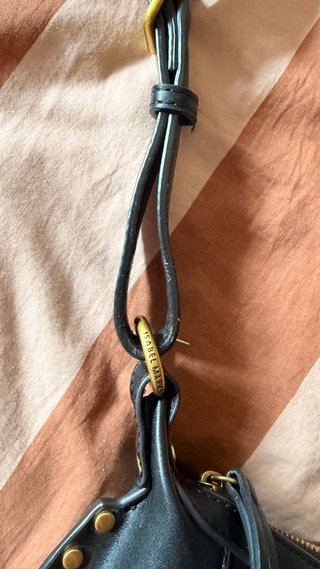 Bandolera Marant  Negra Tachuelas