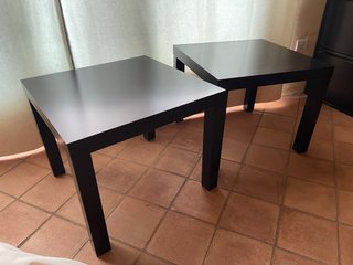 Due tavoli Ikea neri