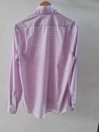 Camisa Ralph Lauren cuadros rosa y azul