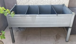 Huerto Urbano Plástico Gris. Gama Norten.