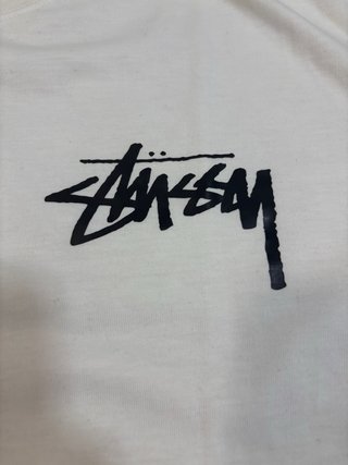 T-shirt Stüssy Shadow Man Bianca