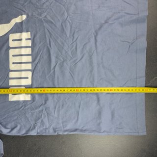 T-shirt Puma Big Logo Size S Vintage Style blue