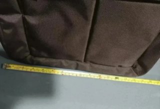Bolso de mano para viaje marrón