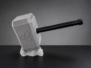Martillo Thor Marvel con Base peana marvel cosplay