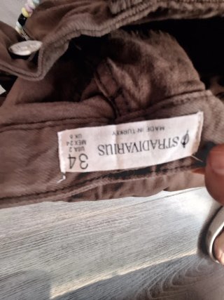 Pantalón D98 marrón petite
