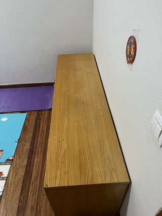 Mueble de pino para Tv y estanteria