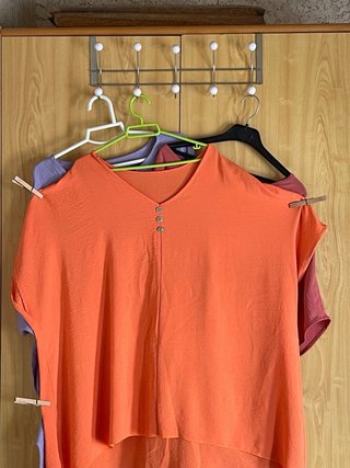 Blusón verde talla única talla grande
