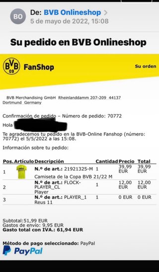 Camiseta Borussia Dortmund
