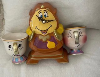 Lote Figuras Disney La Bella y la Bestia
