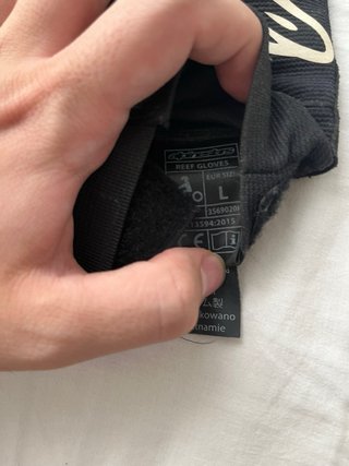 Guantes Protectores Alpinestars Negros Talla L