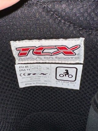 Botas Motocross TCX Competizione Talla 45