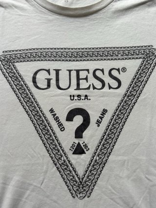 Camiseta Guess Blanca Talla XS