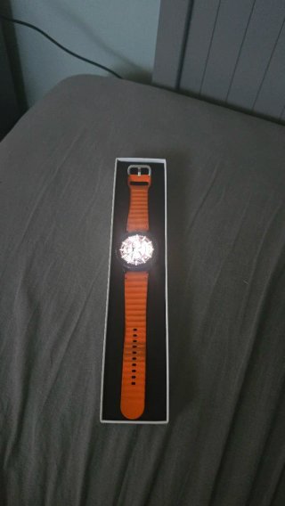 Samsung Galaxy Watch 4 Negro Naranja