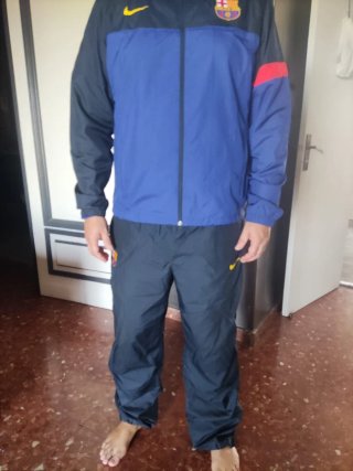 Chándal FC Barcelona Nike Negro/Azul
