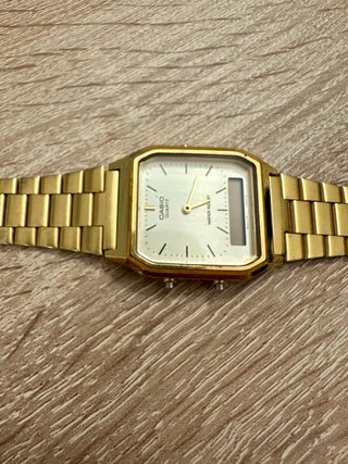 Reloj Casio Dorado Analógico/Digital
