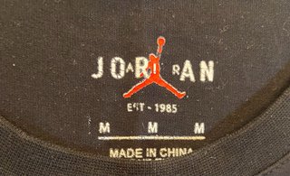 Camiseta Jordan PSG Negra Talla L