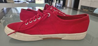 Superga Scarpe Sneaker Tg. 44 Eu 10,5 Usa 9,5 Red