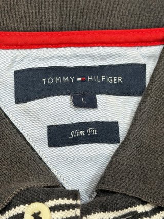 Polo Tommy Hilfiger Rayas Talla L