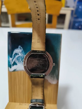 Reloj Devota & Lomba Correa Tejida Verde