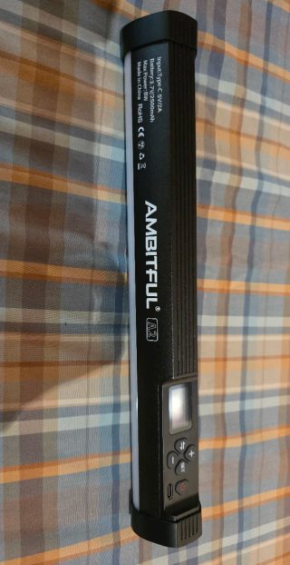 Tubo de Luz LED AMBITFUL Portátil 8W USB-C