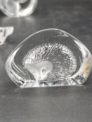 Conjunto de figuras cristal sueco