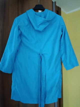 Accappatoio bambino blu con cappuccio