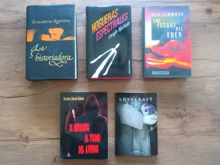 LOTE DE 9 NOVELAS DE TERROR_25€
