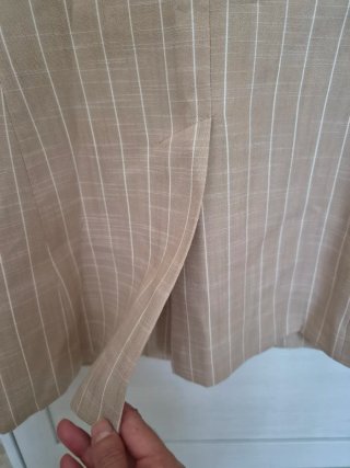 Chaqueta Sfera Rayas Beige Talla M