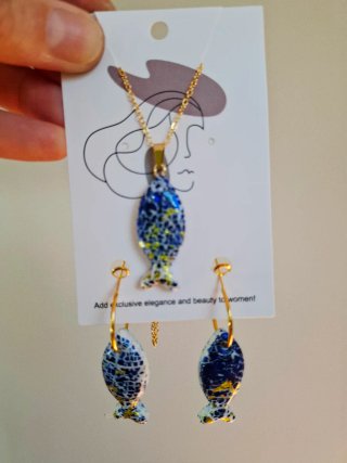 Pendientes arcilla polimérica artesanales