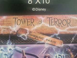 Cornice Disney Tower of Terror 8x10