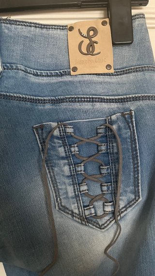 Pantalones vaqueros con cordones