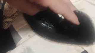 Botines de tacón serpiente Conjunto