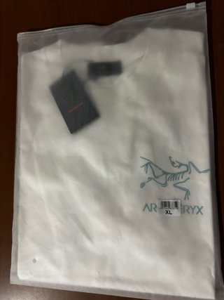 T-shirt Arc'teryx bianca cotone heavyweight