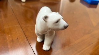 Lladró oso porcelana