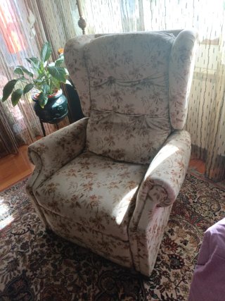 Sillones reclinables de tela