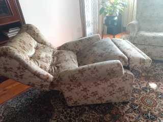 Sillones reclinables de tela
