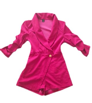 Mono rosa blazer