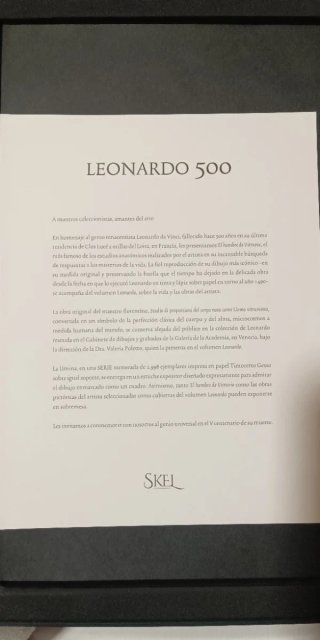 Leonardo 500 aniversario "Edición Coleccionista"