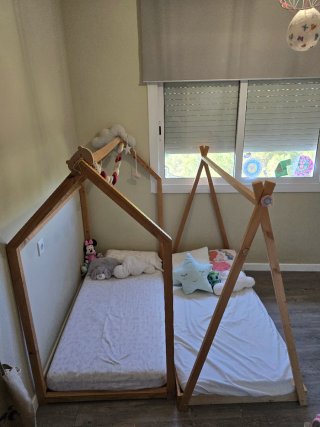 Cama infantil tipi de madera