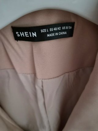 Chaqueta Beige SHEIN Talla L