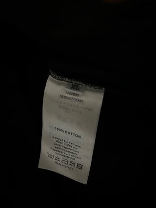 MM6 T-shirt nera in cotone